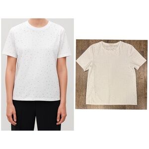 COS Oversized White Top with Accents